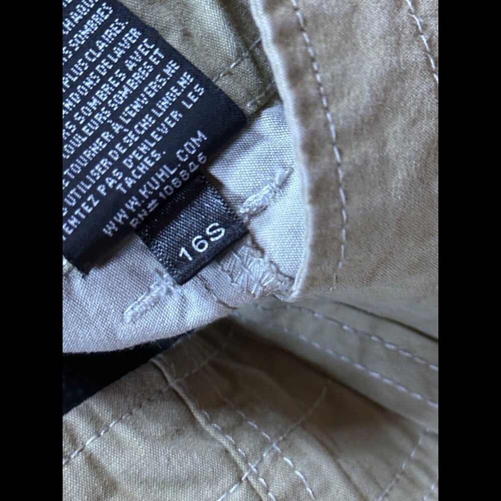 Kuhl Cargo Shorts 30 Mens Khaki Pocket Zip Cotton Nylon 11/5" Inseam - Picture 8 of 8